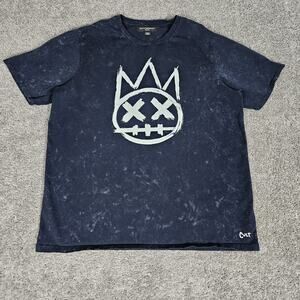 Cult of Individuality T-Shirt Men's XL Blue Shimuchan Graphic Streetwear Casual
